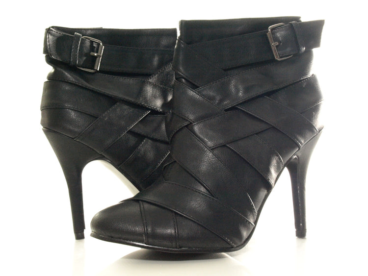 Damen Ankle Boots / Stiefelette Black # 31